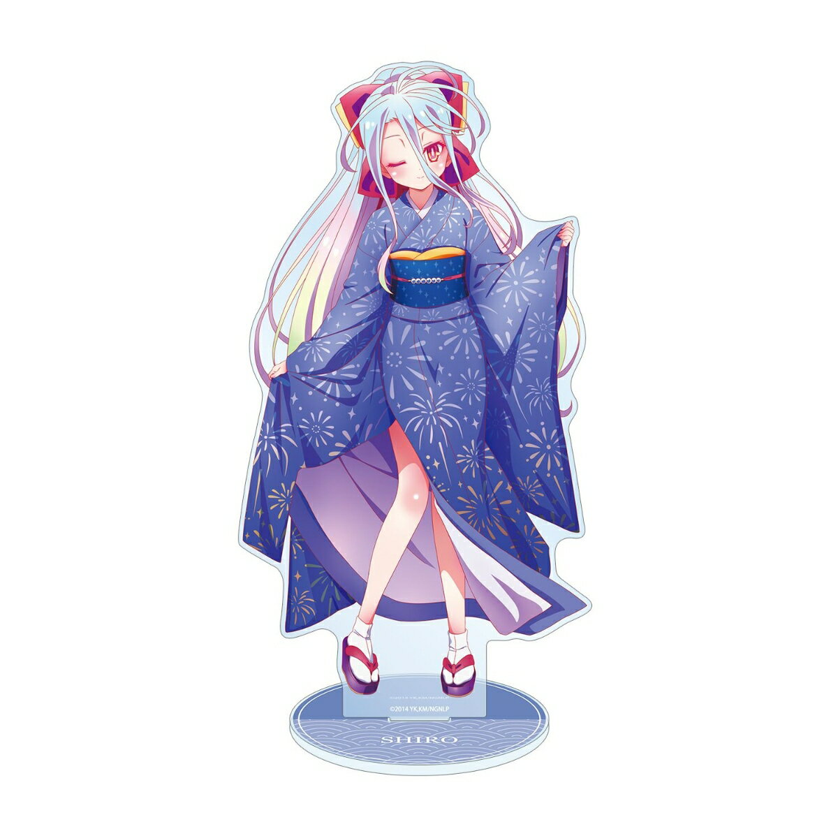 ノーゲーム・ノーライフ描き下ろし 白 和装ver. 特大アクリルスタンド