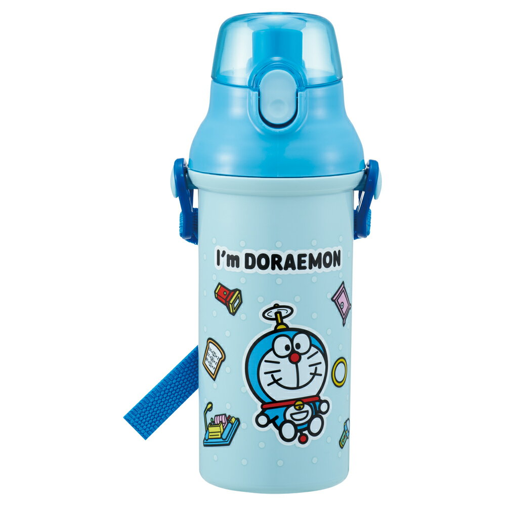 ドラえもん POP　水筒 子供 キャラクター お子様向けプラ直飲みボトル 480ml