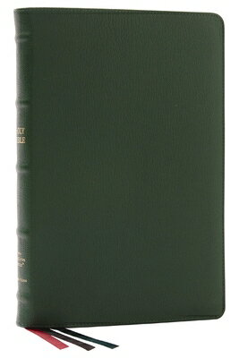 Nkjv, Thinline Reference Bible, Large Print, Premium Goatskin Leather, Green, Premier Collection, Re NKJV THINLINE REF BIBLE LP PRE [ Thomas Nelson ]