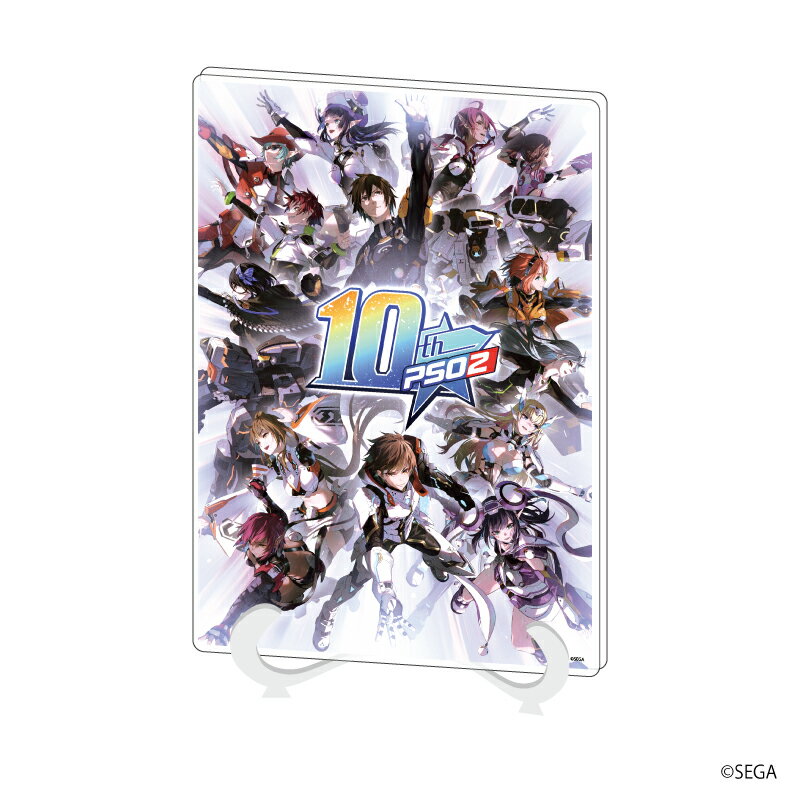 アクリルアートボード(A5サイズ)「ファンタシースターオンライン2 ニュージェネシス」02/10周年キービジュアル【グッズ】