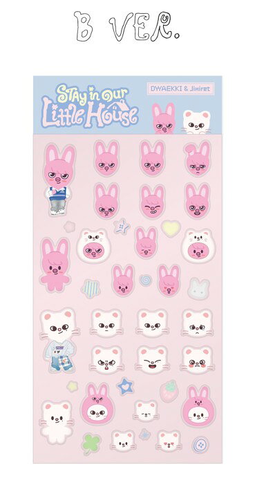 [6TH FANMEETING [STAY in Our Little House] MD] SKZOO 3D STICKER (B Ver.)