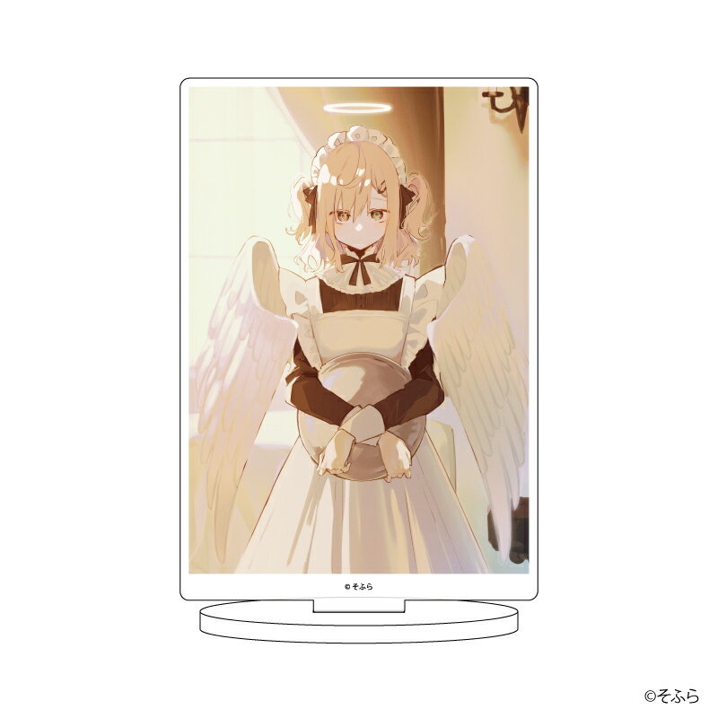 キャラアクリルフィギュア「そふら先生」02/天使メイドちゃん1号(公式イラスト)【グッズ】