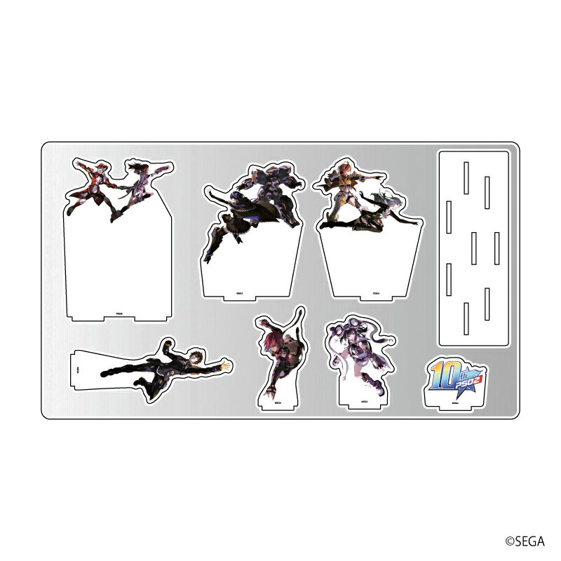 プレミアム アクリルジオラマプレート「ファンタシースターオンライン2 ニュージェネシス」02/10周年キービジュアル Aパターン【グッズ】