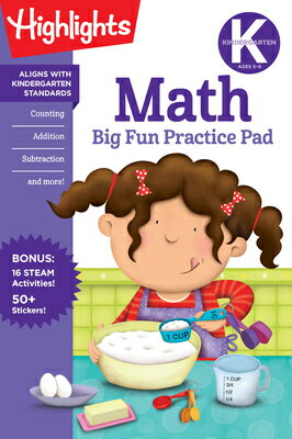 Kindergarten Math Big Fun Practice Pad KINDERGARTEN MATH BIG FUN PRAC （Highlights Big Fun Practice Pads） 