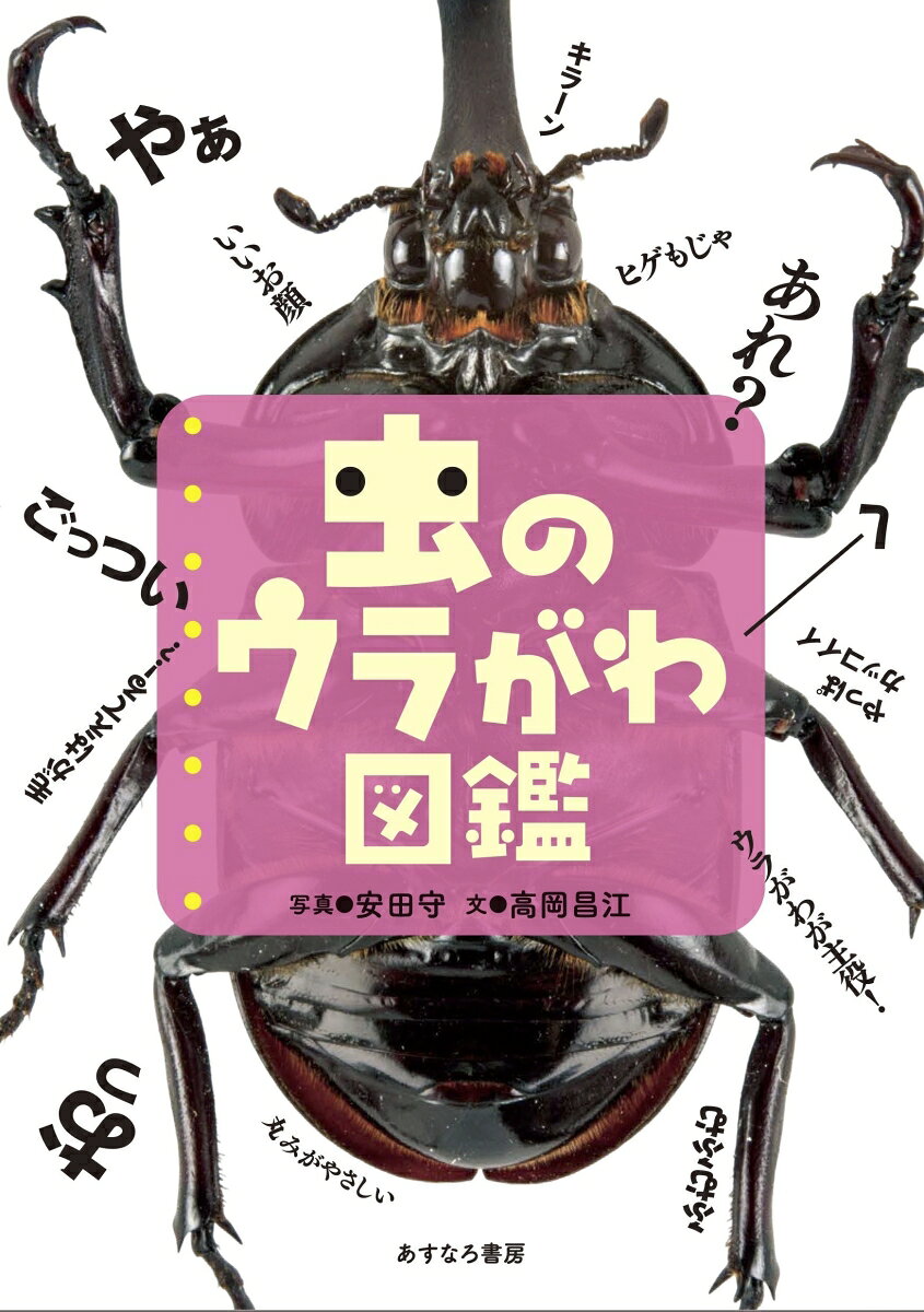 虫にもウラの顔がある。ウラの事情を知れば知るほど、もっともっと虫を好きになる！虫のオモテがわではなく、ウラがわに注目した初めての昆虫図鑑。

タマムシはなぜ葉の上にとまれるのか？
セミの口はどこにあるのか？
ムカデの足は何本あるのか？
ひっくり返してなっとく、答えは全部ウラがわにあったのです。
約50種類の虫のウラがわをクイズ形式で紹介し、そのウラにひそむ秘密を解説します。