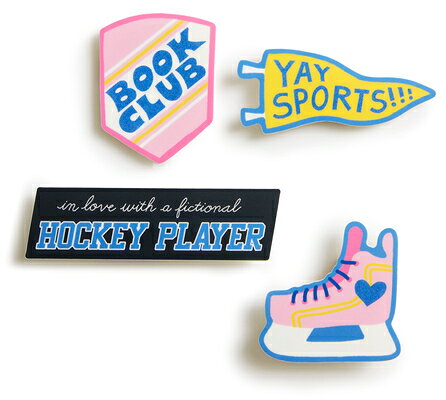 Hockey Romance Stickers - Sticker Set of 4 STICKERS-HOCKEY ROMANCE STICKE 