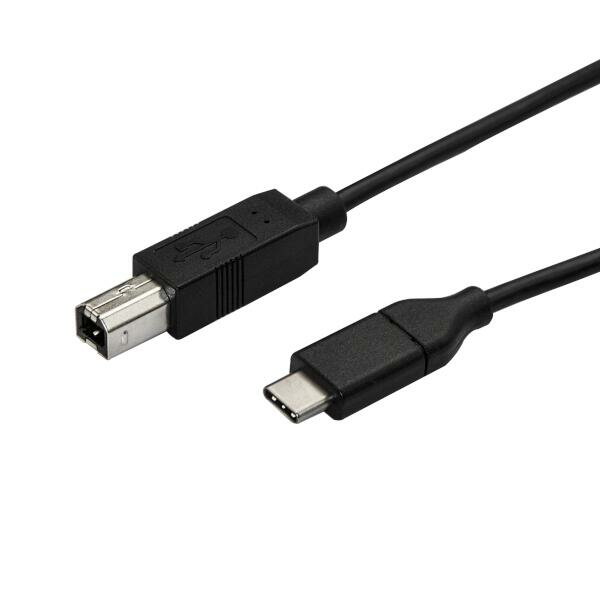 3.0m USB 2.0 ケーブル USB-C（オス） - USB-B（オス）