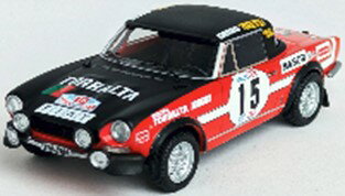 トロフュー 1/43 フィアット 124 スポルト スパイダー 1600 1973年 TAPラリー 4位 #15 Lu?s Netto/Manuel Coentro 【dsn300】 (ミニカー)