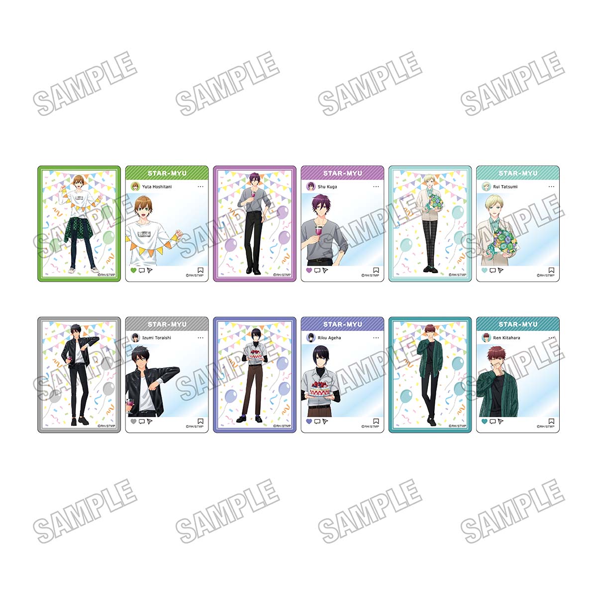 スタミュ 描き下ろしクリアカードコレクション
