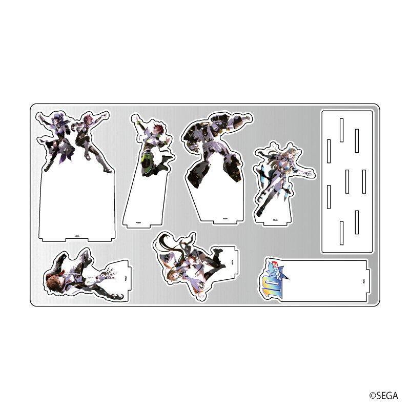プレミアム アクリルジオラマプレート「ファンタシースターオンライン2 ニュージェネシス」03/10周年キービジュアル Bパターン【グッズ】