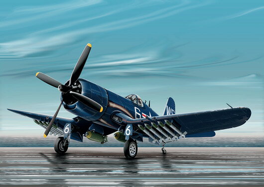 1/72 WW.II アメリカ海軍 F4U-4B コルセア 【IT0062】 (プラモデル)