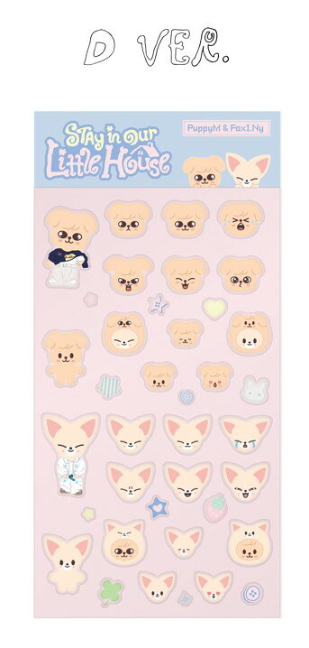 [6TH FANMEETING [STAY in Our Little House] MD] SKZOO 3D STICKER (D Ver.) [ Stray Kids ]