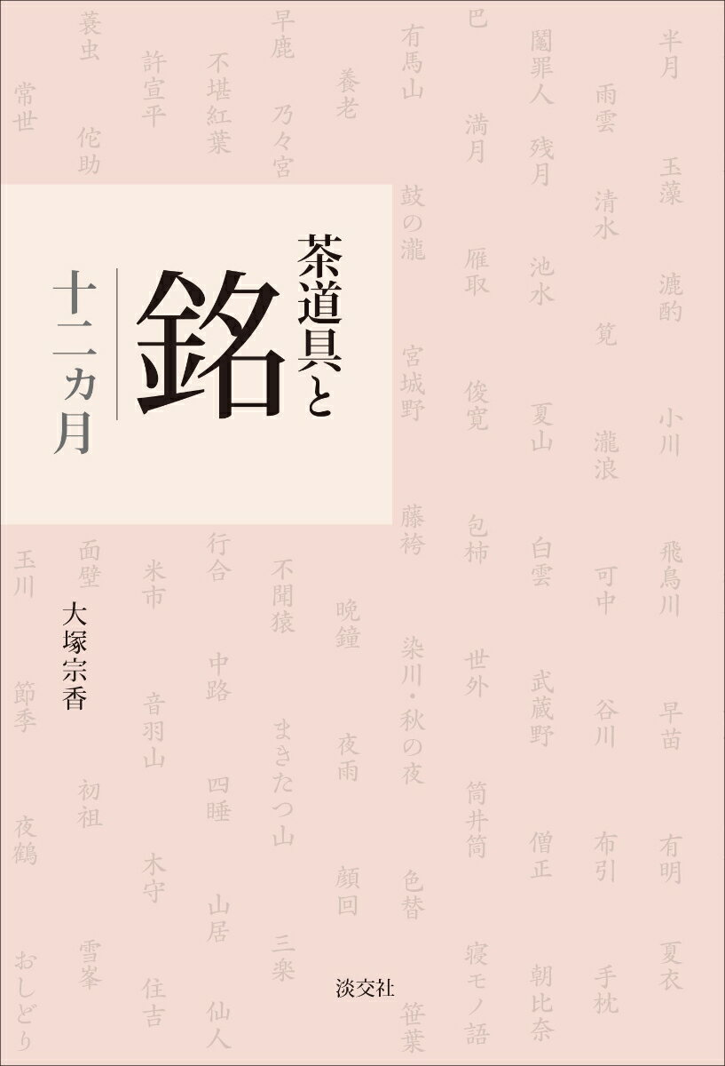 とりあげる銘１５０種。茶道具の銘はどのようにつけられたのか。古書をひもとき、通説や著者の思いを紹介。