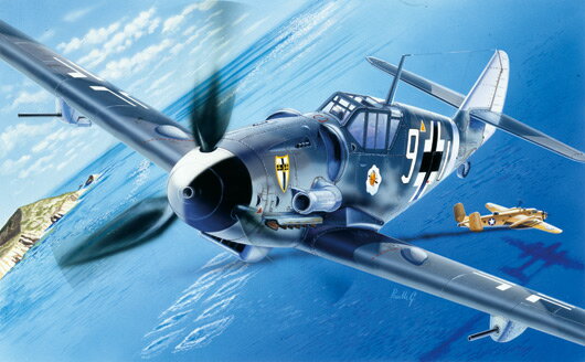 イタレリ 1/72 WW.II ドイツ空軍 メッサーシュミット Bf109 G-6 【IT0063】 (プラモデル)