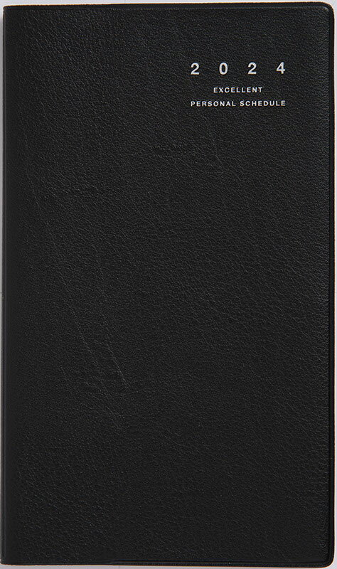 2024年 手帳 1月始まり No.301 リベル インデックス 1 [クラッシーブラック]高橋書店 手帳判 マンスリー