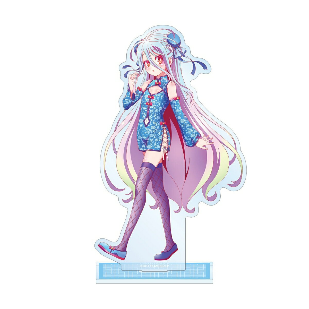 ノーゲーム・ノーライフ描き下ろし 白 チャイナドレスver. BIGアクリルスタンド