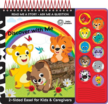 Baby Einstein: Discover with Me 2-Sided Easel for Kids & Caregivers Sound Book BABY EINSTEIN DISCOVER W/ME 2- [ Pi Kids ]