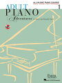 For adult beginners, use Adult Piano Adventures. This comprehensive, "All-In-One" book includes lessons, solos, technique, and theory in a single volume for ease of use. Book 1 presents the fundamentals of music notation, chord playing, and musical form. Songs include: Amazing Grace * I'd Like to Teach the World to Sing * Merrily We Roll Along * Ode to Joy * Yankee Doodle * Row, Row, Row, Your Boat * Clock Tower Bells * Catch a Falling Star * Russian Sailor Dance * Lean on Me * and more.