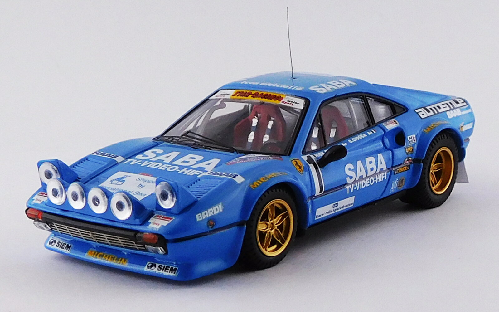 BEST MODEL 1/43 フェラーリ 308 GTB ミッレミリア ラリー 1983 優勝車 #1 Busseni / Ciocca 【BEST9630/2】 (ミニカー)