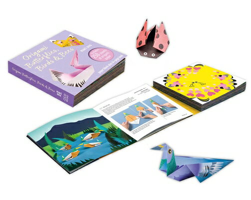 Origami Butterflies, Birds & Bees: Paper Block Plus 64-Page Book ORIGAMI BUTTERFLIES BIRDS & BE [ Mari Ono ]