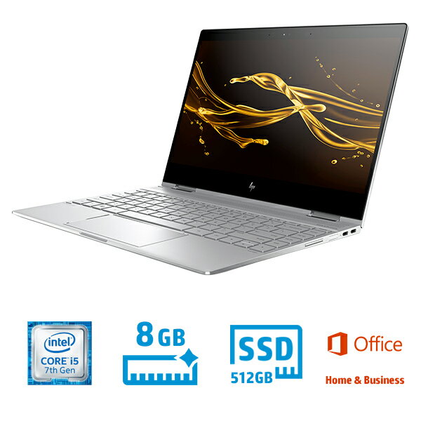HP ENVY13-ad (13.3型/i5-7200U/メモリ 8GB/SSD 512GB/Office有)ナチュラルシルバー 2DP53PA-AAAF