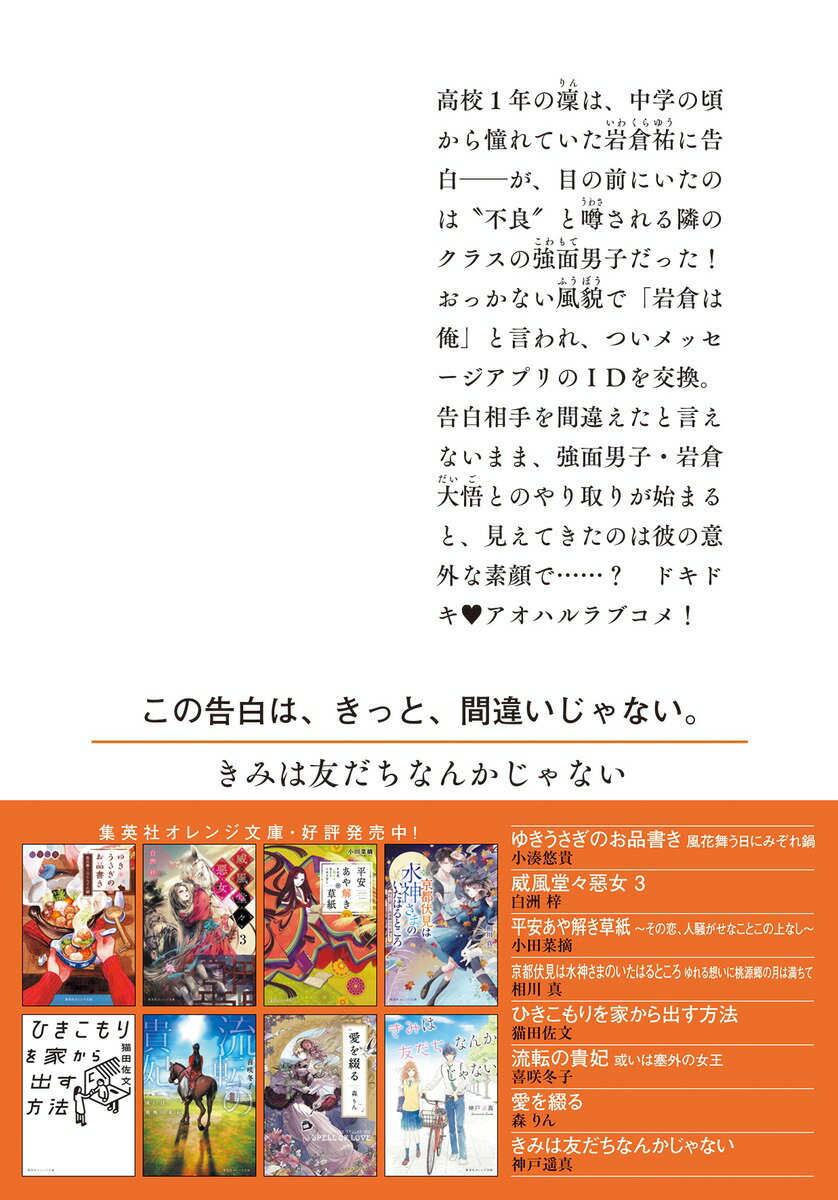 きみは友だちなんかじゃない (集英社オレンジ文...の紹介画像3