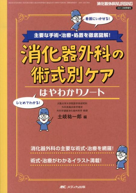 消化器外科の術式別ケア　はやわかりノート