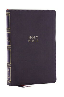 Nkjv, Compact Center-Column Reference Bible, Gray Leathersoft, Red Letter, Comfort Print NKJV COMPACT CENTER-COLUMN REF [ Thomas Nelson ]