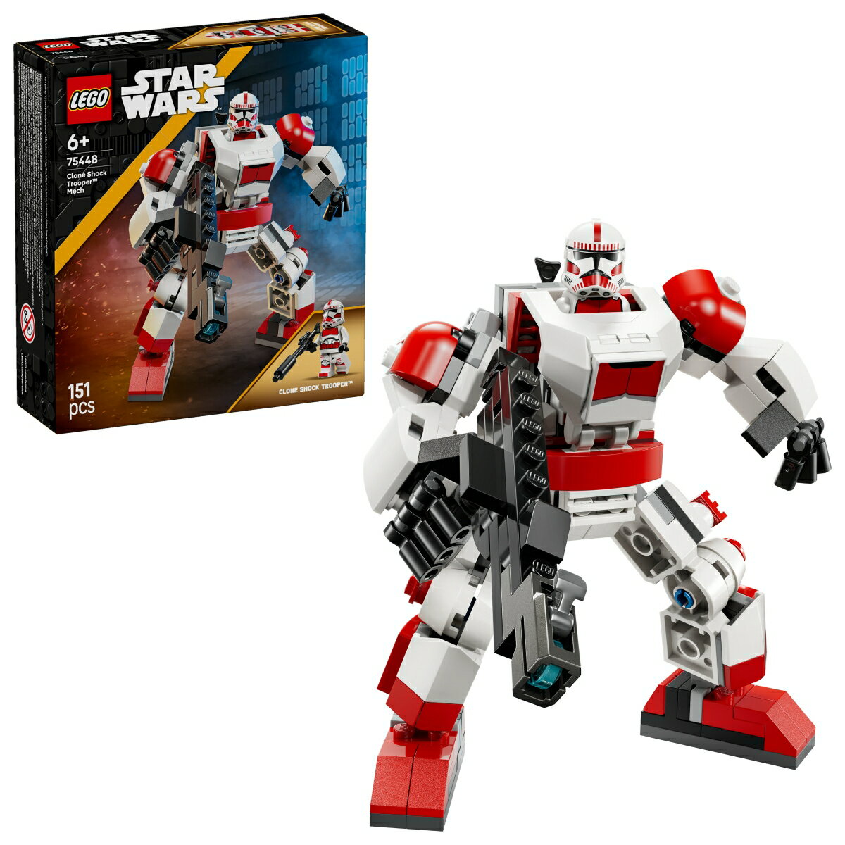 レゴ(LEGO) スター・ウォーズ クローン・ショック・トルーパー(TM) メカスーツ 75448 [ おもちゃ 玩具 プレゼント 6歳 7歳 8歳 ]