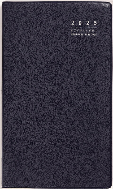 2025年　手帳　1月始まり　No.306　リベル インデックス 6 月曜始まり　　[ブルー オン ノアール]高橋書店　手帳判　　マンスリー （リベルインデックス）のサムネイル