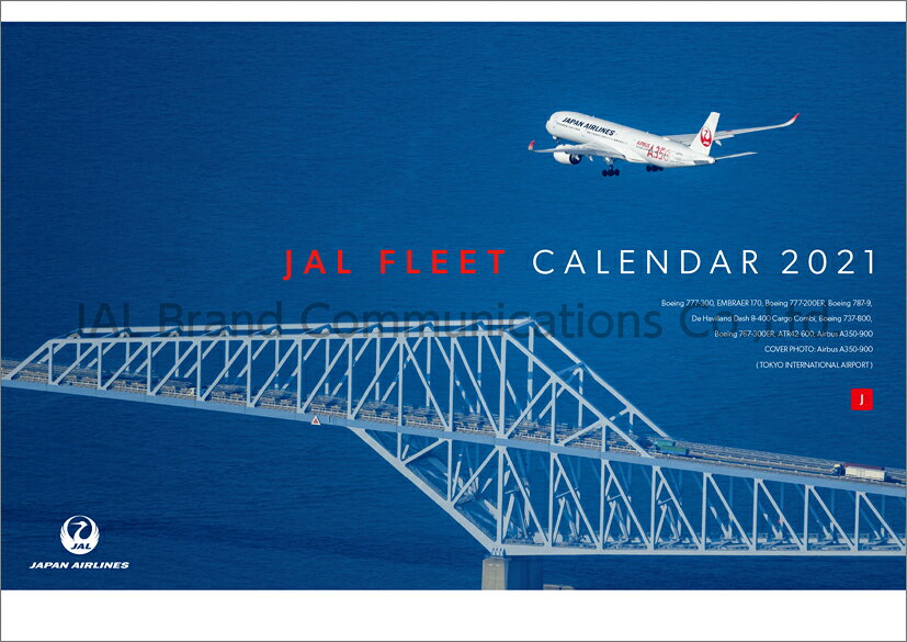 JAL「FLEET」（普通判）（2021年1月始まりカレンダー）