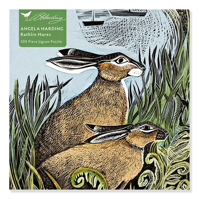 Adult Jigsaw Puzzle Angela Harding: Rathlin Hares (500 Pieces): 500-Piece Jigsaw Puzzles ADULT JIGSAW PUZZLE ANGELA HAR （500-Piece Jigsaw Puzzles） 