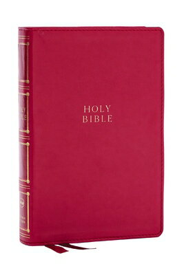 Nkjv, Compact Center-Column Reference Bible, Dark Rose Leathersoft, Red Letter, Comfort Print NKJV COMPACT CENTER-COLUMN REF [ Thomas Nelson ]