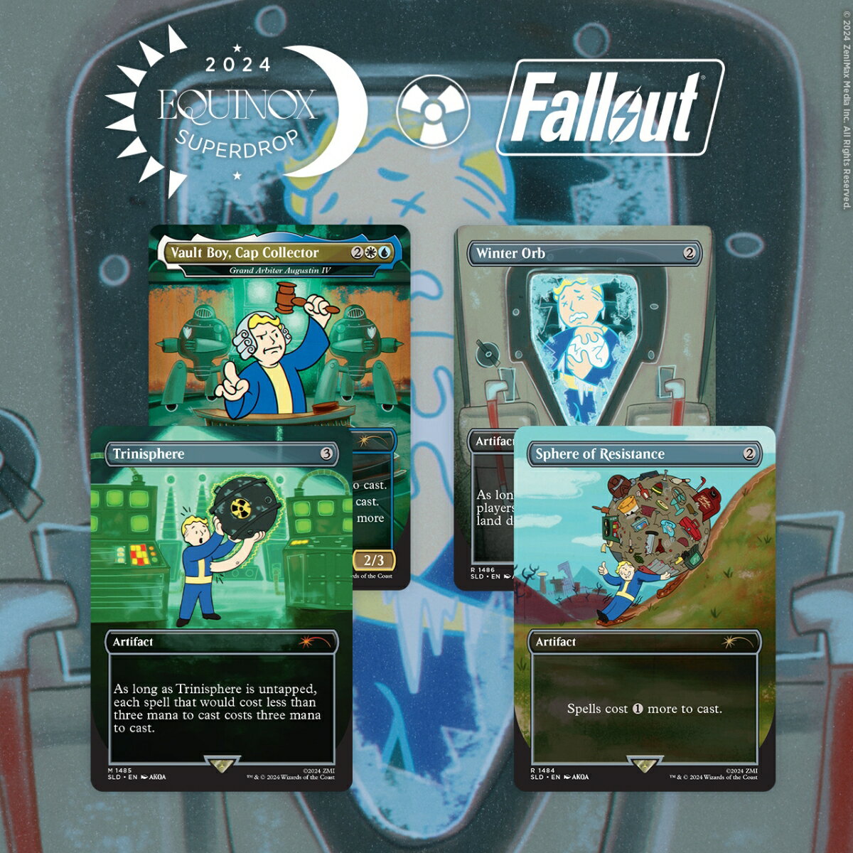 マジック：ザ・ギャザリング Secret Lair Equinox Superdrop 2024 Secret Lair x Fallout: Vault Boy【クレジットカード決済限定】