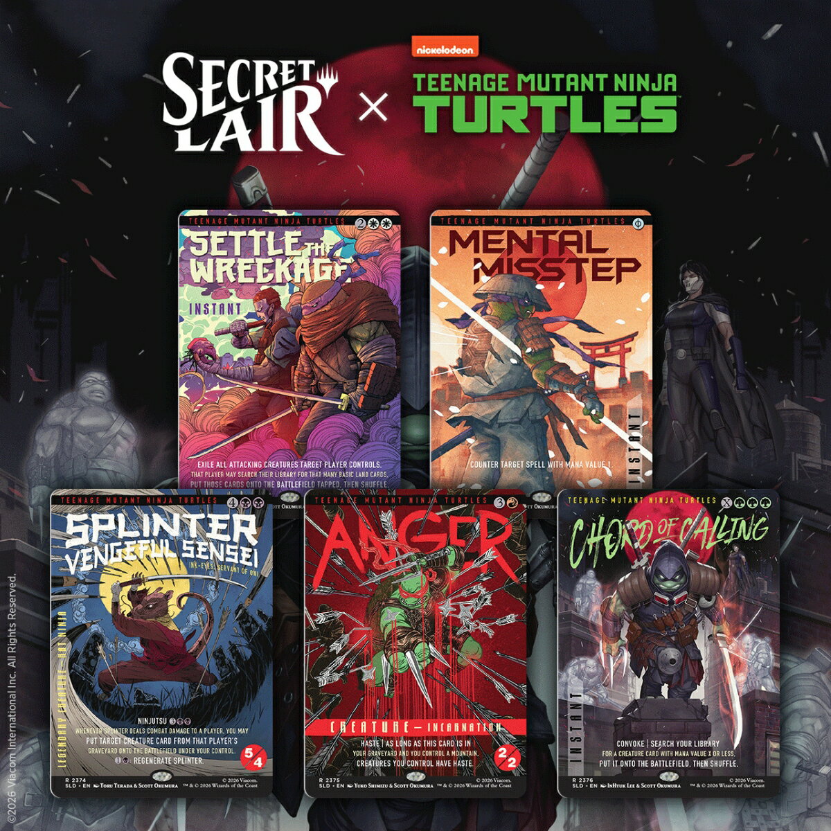 マジック:ザ・ギャザリング Secret Lair Totally Tubulair Superdrop Secret Lair x Teenage Mutant Ninja Turtles: The Last Ronin【クレジットカード決済限定】