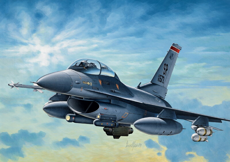 イタレリ 1/72 アメリカ空軍 F-16C/D ナイトファルコン 【IT0188】 (プラモデル)