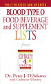 Different blood types mean different body chemistry. Carry this guide with you to the grocery store, restaurants, even on vacation to avoid putting on those extra pounds, or getting sick from eating the wrong thing. You'll never have to be without Dr. D'Adamo's reassuring guidance again. Inside you will find complete listings of what's right for Type O in the following categories: 
 * meats, poultry, and seafood * oils and fats * dairy and eggs * nuts, seeds, beans, and legumes * breads, grains, and pastas * fruits, vegetables, and juices * spices and condiments * herbal teas and other beverages * special supplements * drug interactions * resources and support 
 Refer to this book while shopping, dining, or cooking-and soon, you will be on your way to developing a prescription plan that's right for "your" type.