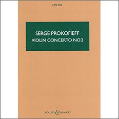 【輸入楽譜】プロコフィエフ, Sergei: バイオリン協奏曲 第2番 ト短調 Op.63: スタディ・スコア
