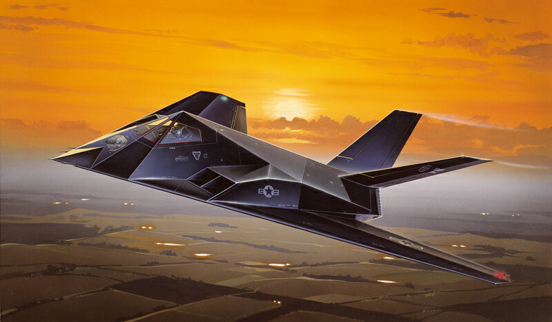 1/72 アメリカ空軍 F-117A ナイトホーク 【IT0189】 (プラモデル)