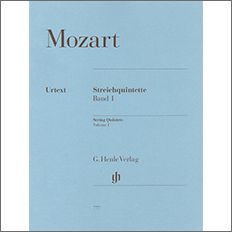 【輸入楽譜】モーツァルト, Wolfgang Amadeus: 弦楽五重奏曲集 第1巻: KV 174/原典版/Seiffert & Herttrich