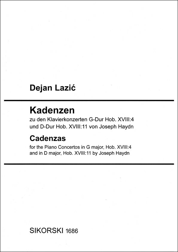 【輸入楽譜】ハイドン, Franz Joseph: ハイドンのピアノ協奏曲のカデンツァ集: Hob.XVIII:4、Hob.XVIII:11 [ ハイドン, Franz Joseph ]