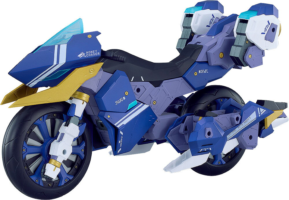 ダイナミック企画×ホビージャパン×グッドスマイルカンパニーの合同企画『キューティーハニーNova』より、ハニー用バイク「ハニーチェイサー」がプラモデル化！

・全長約205mm。
・高峰ナダレ氏によるキャラクターデザインを忠実に立体化。
・「PLAMATEA キューティーハニー」(別売)を乗せることや、専用胸部パーツを利用し本体を組み替えたパーツと合体させることで「アーマードハリケーン」を再現可能。
・合体状態用の大型ブレード×2、腕部ブレード×2、ライフルが付属。
・各部に利用できるジョイントが付属し、お好みの形でオプション組み換えが可能。
・各成形色、彩色済みパーツにより、組み立てるだけでイメージに近い色分けで再現。
・各部のマーキングがデカールで付属。
・可動支柱付き台座が付属。

※画像は塗装仕上げによる完成見本です。
※「PLAMATEA キューティーハニー」（別売）と組み合わせて飾ろう。
※掲載の写真はサンプル品を撮影しています。
※実際の商品とは一部仕様等異なる場合があります。

&copy; 永井豪／ダイナミック企画

・ホビー系商品についての諸注意
メーカー都合により発売の大幅な延期が発生する可能性がございます。
予約商品についてはメーカーから順次入荷次第の発送となります。メーカー公表の発売日とは異なる場合がございますのでご了承ください。【対象年齢】：【商品サイズ (cm)】(幅）：20.5