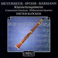 【輸入盤】Clarinet Quintet: Klocker / Consortium Classicum