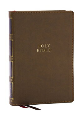 KJV Holy Bible: Compact Bible with 43,000 Center-Column Cross References, Brown Leathersoft, Red Let KJV COMPACT CENTER-COLUMN REF [ Thomas Nelson ]