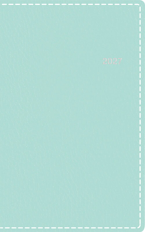 2027年 手帳 1月始まり No.312 T'beau （ティーズビュー） 日曜始まり 2 [ミントグリーン]高橋書店 手帳判 ウィークリー