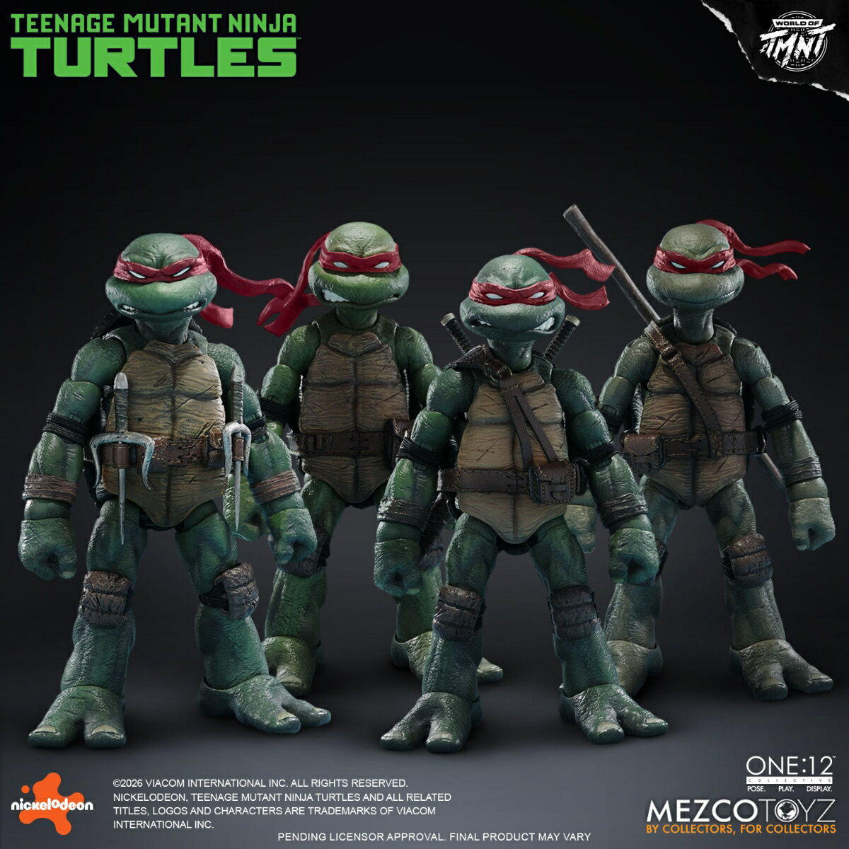 ワン12コレクティブ/ TMNT 『ティーンエイジ・ミュータント・ニンジャ・タートルズ』: タートルズ 1/12 アクションフィギュア ボックスセット リダックス・オブ・オリジナル ver (フィギュア)【クレジットカード決済限定】