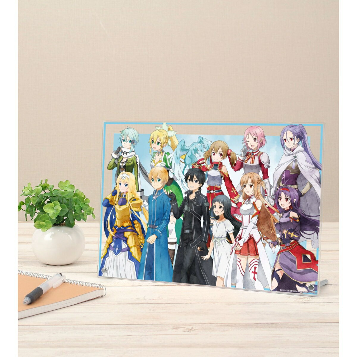 ソードアート・オンライン描き下ろし 集合 歩みver. A4アクリルパネル