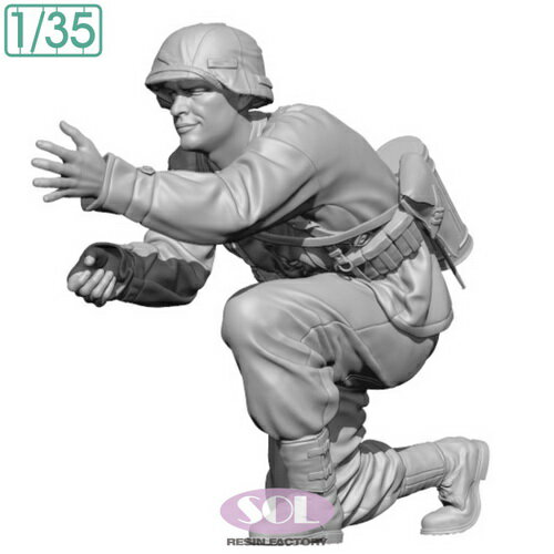 1/35 WWII ドイツ 対戦車砲兵 砲手 【MM895】 (プラモデル)