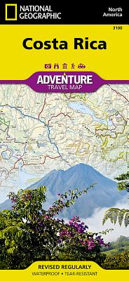 Costa Rica Map MAP-COSTA RICA MAP 2022/E （National Geographic Adventure Map） 