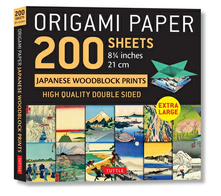 ORIGAMI PAPER JAPANESE WOODBLOCK PRINTS